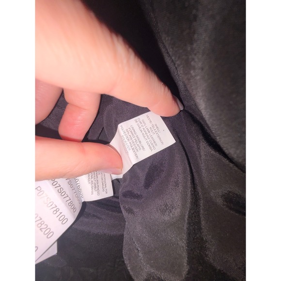 Lucky Brand Womens Black Leather Moto Bomber Jacket Size L Lightweight‎ - Picture 8 of 8